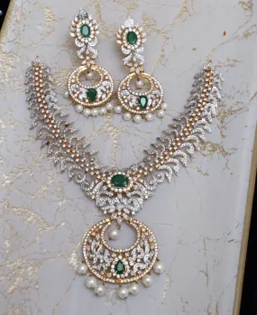 Trendy Zircon Bali Set