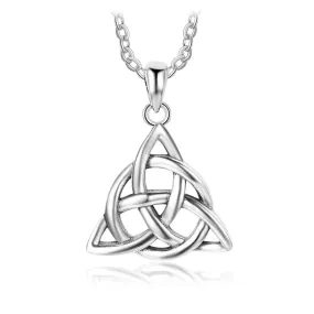 Triquetra Trinity Knot Pendant Necklace