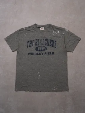 Vintage '00 Rugged Grey The Bleachers Wrigley Field Tee (M)