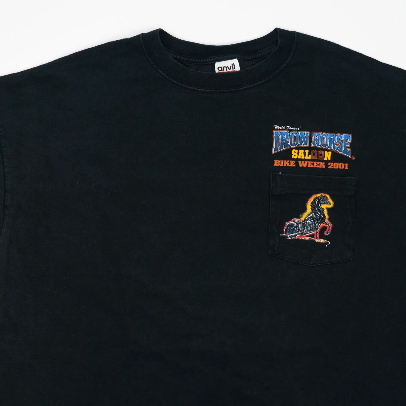 Vintage '01 Iron Horse Saloon Bike Week Tee (XL)