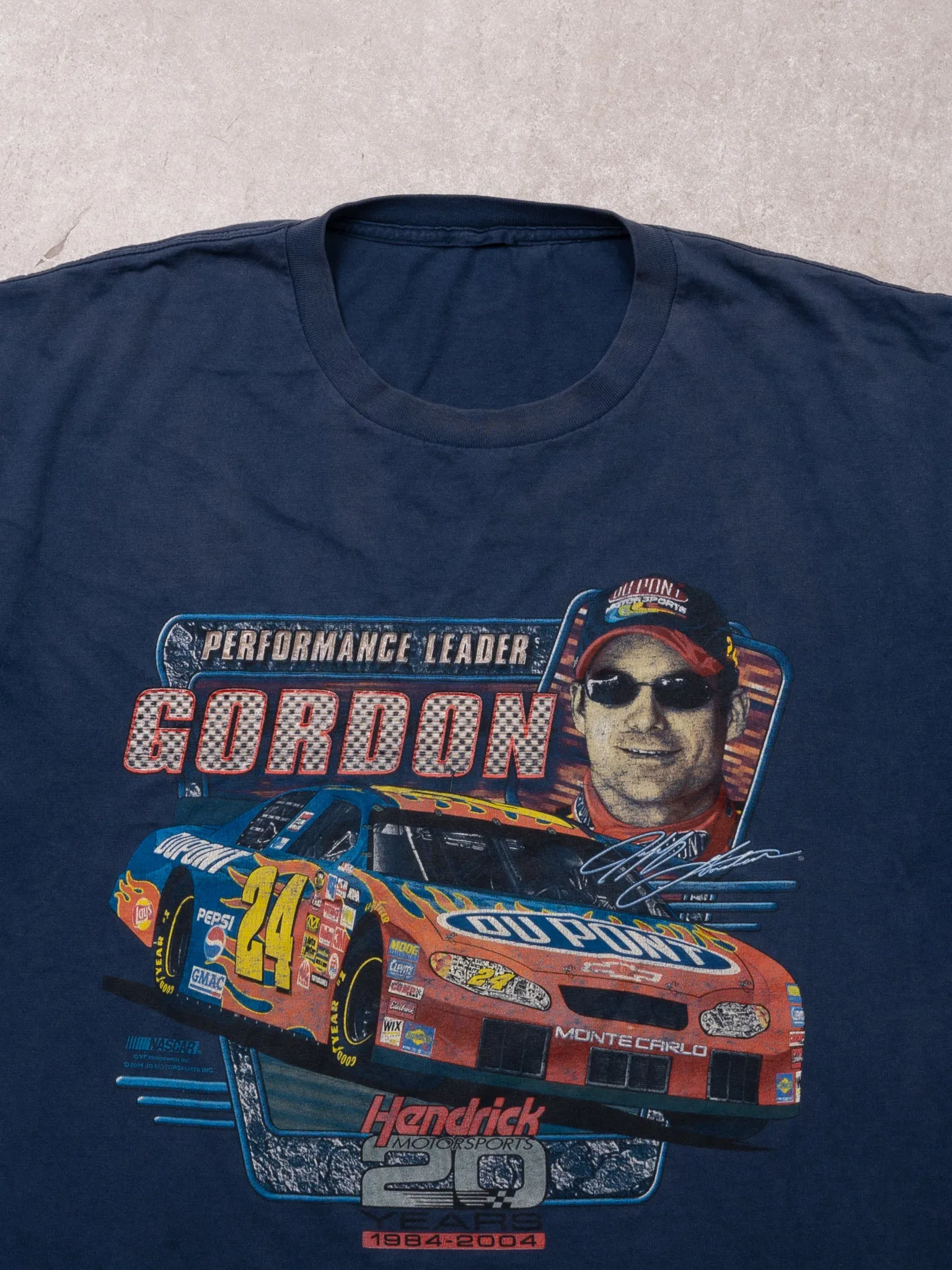 Vintage '04 Blue Gordon Hendrick Racing Tee (L)