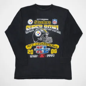 Vintage '06 Steelers Super Bowl AFC Champs Long Sleeve (L)