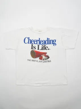 Vintage '84 White Cheerleading is Life Tee (XL)