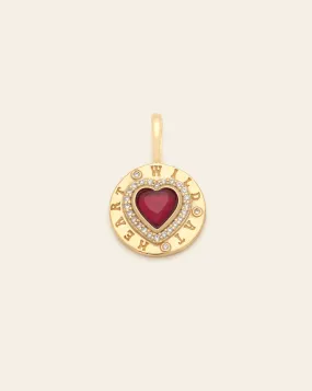 Wild At Heart Pendant - Gold Vermeil