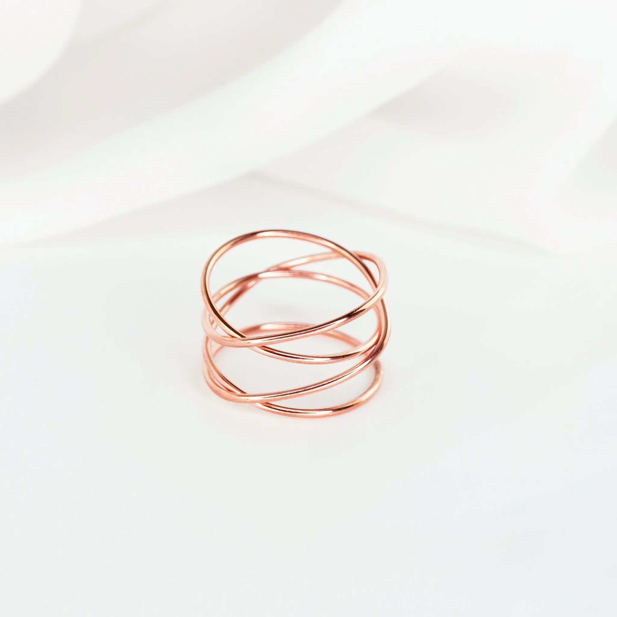 Woven 4-Band Ring