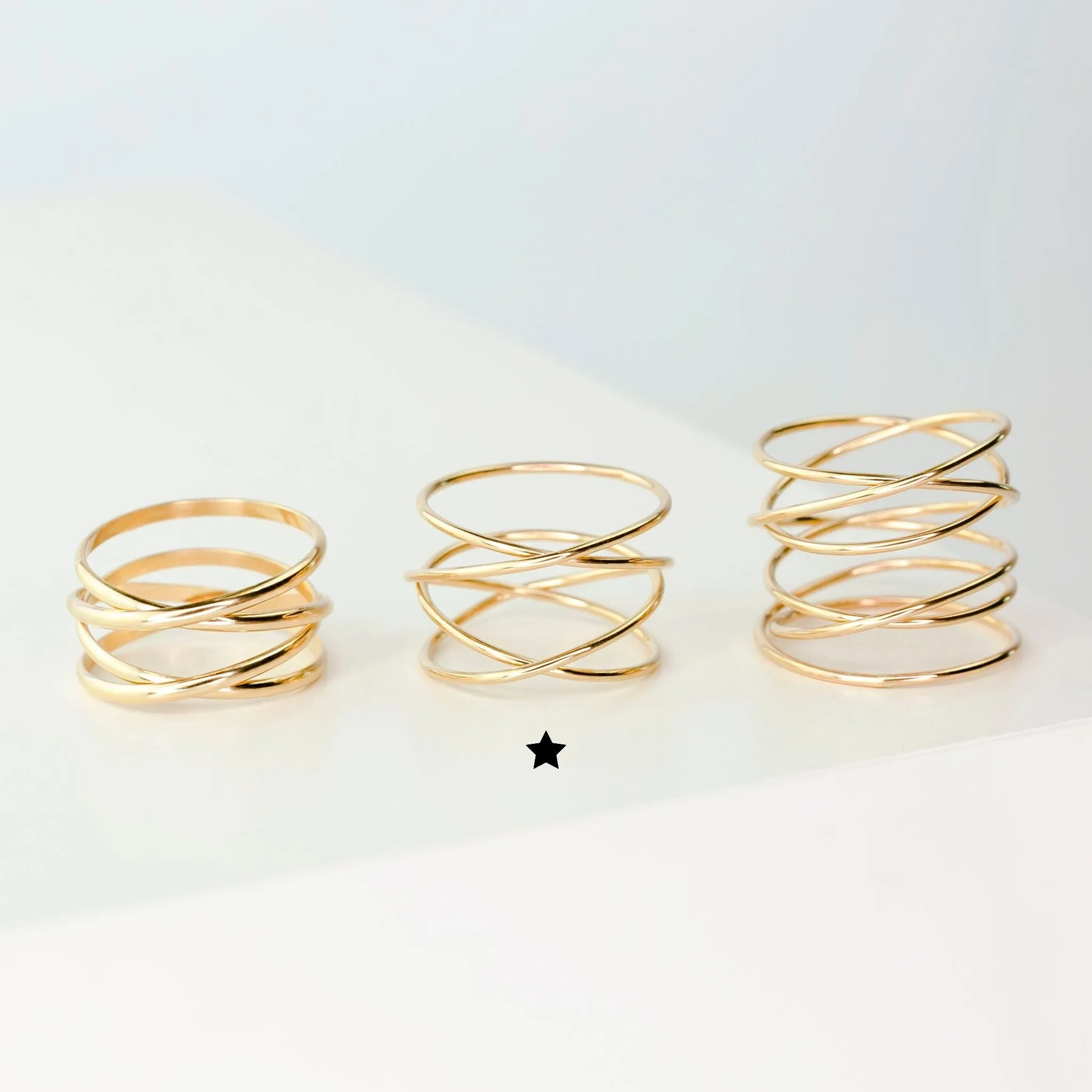 Woven 4-Band Ring