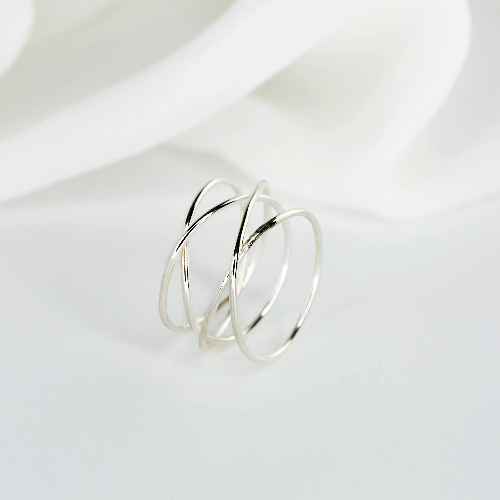 Woven 4-Band Ring