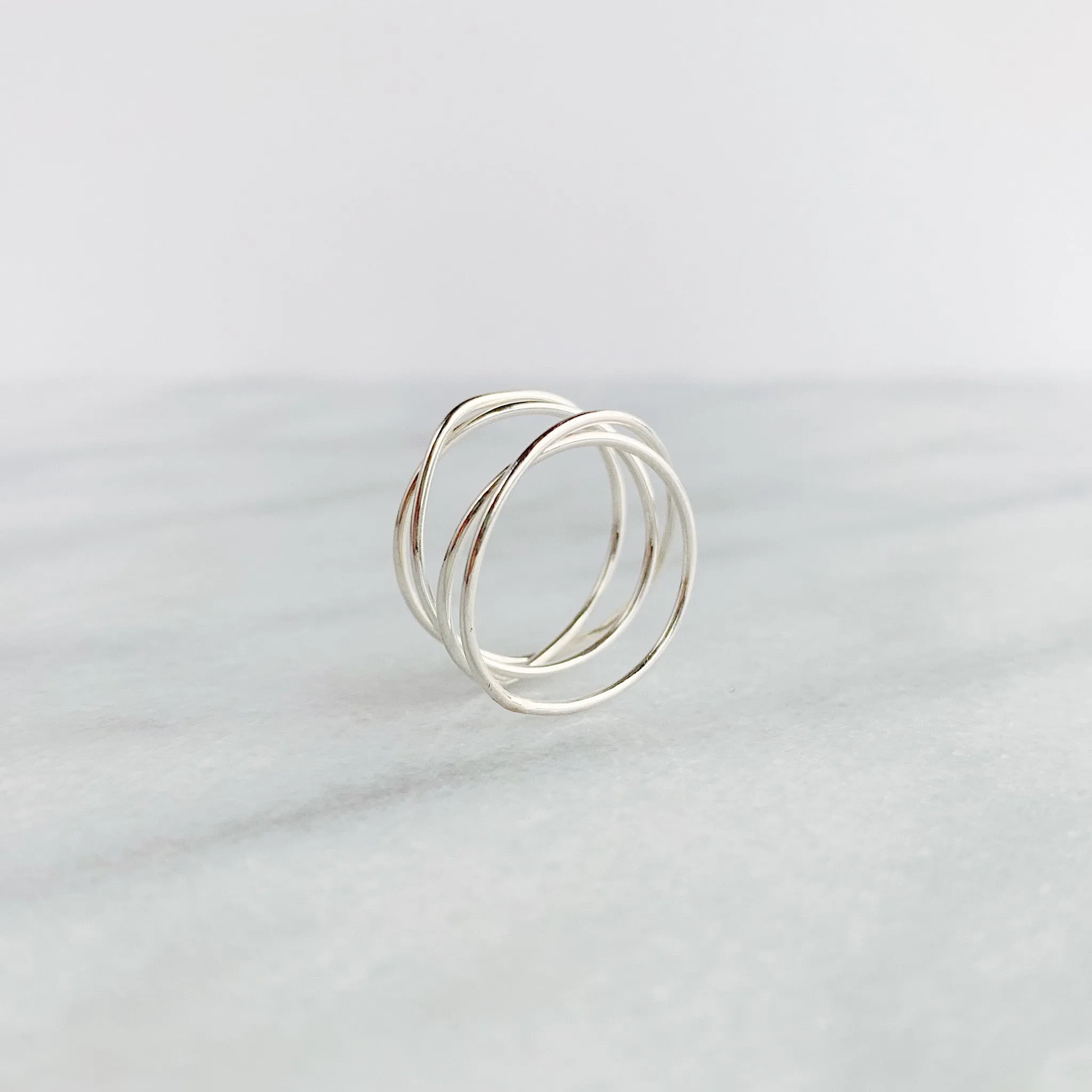 Woven 4-Band Ring